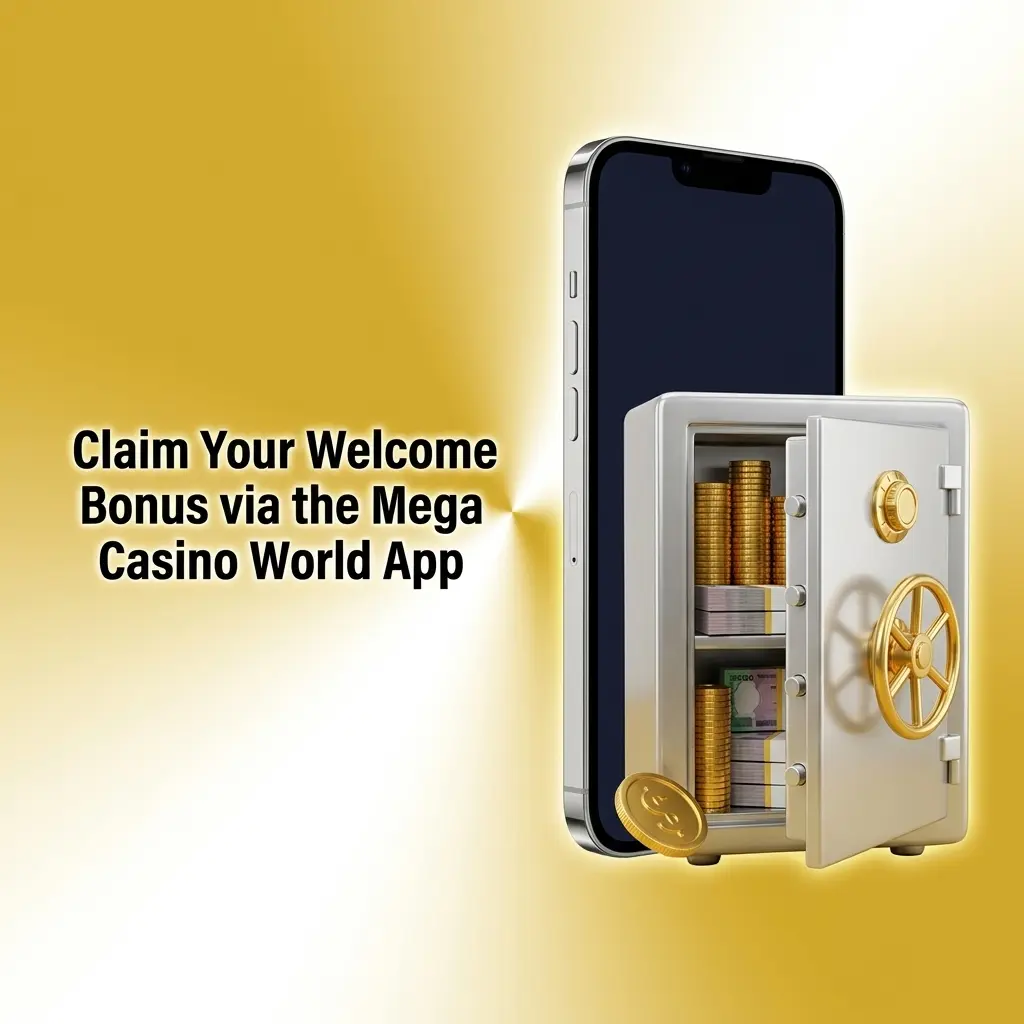 Claim your welcome bonus on the Mega Casino World app by downloading, registering, and depositing via bKash, Nagad, or Rocket.