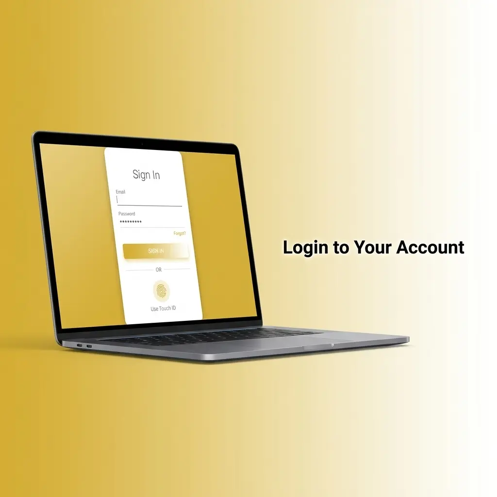 Login screen for Mega Casino World account showing email and password fields with Sign In button