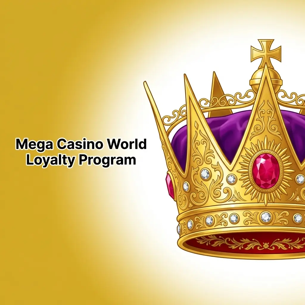 Mega Casino World loyalty program tiers from Bronze to Diamond, showing cashback rates and rewards on account dashboard.
