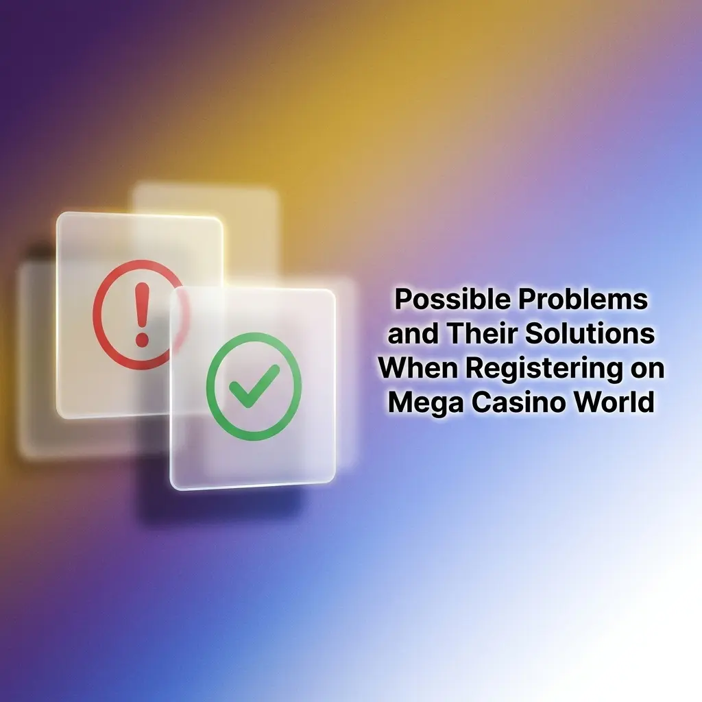 Common Mega Casino World registration issues like OTP errors, weak passwords, and age verification, with quick fixes